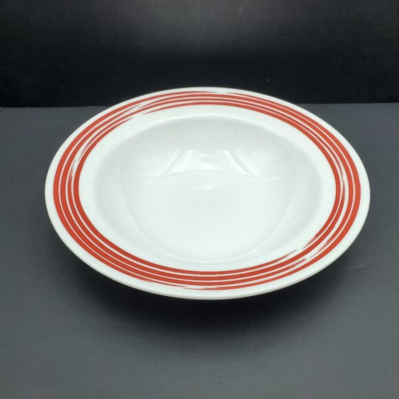 Corelle Strokes of Color Red Individual Dinner Pasta Bowl Cranberry Serving Bowl - Picture 6 of 7